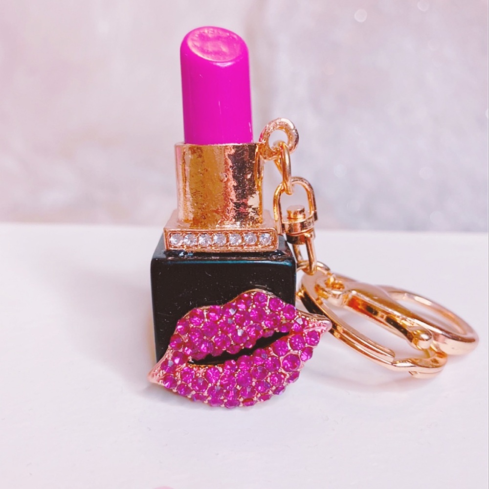 lipstick keychain